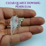 Clear Quartz Crystal Dowsing Pendulum