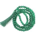 Green jade 8mm Mala