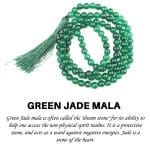 Green jade 8mm Mala