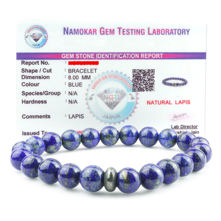 Natural Lapis Lazuli Stone Beads 7 Chakra Healing Bracelet Yoga 8MM