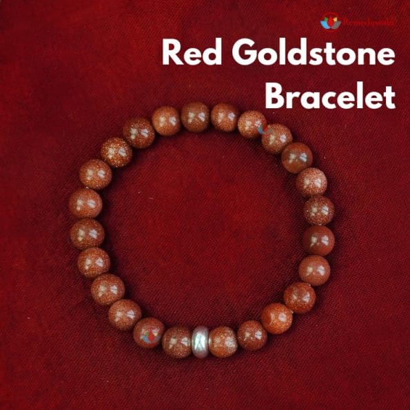 Red Goldstone Bracelet 8mm