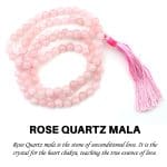 Rose Quartz 8mm Mala