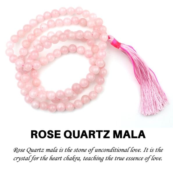 Rose Quartz Mala 8mm