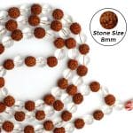 Rudraksha Crystal Mala