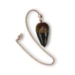 Tiger Eye Diamond Cut Crystal Pendulum