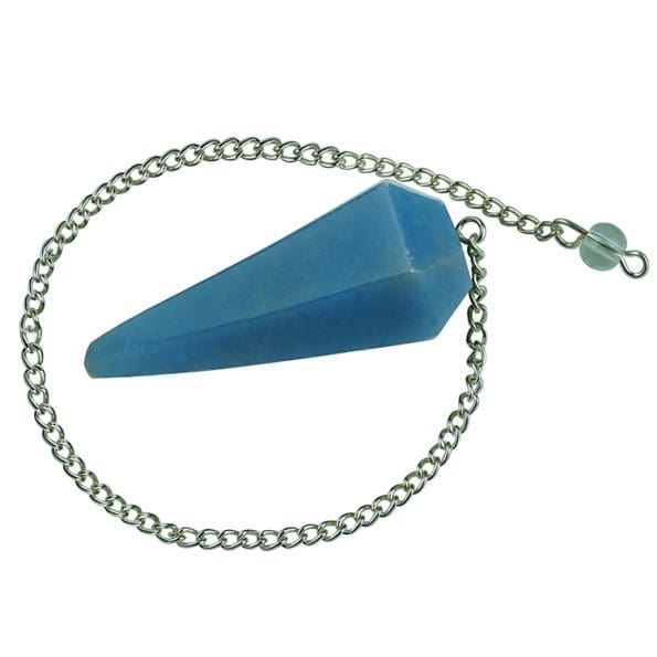 Angelite Crystal Dowsing Pendulum