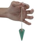 Green Aventurine Crystal Dowsing Pendulum