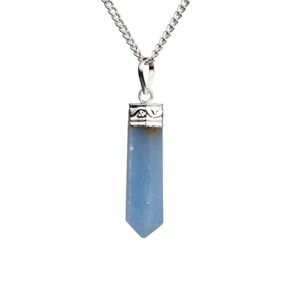 Angelite Pencil Pendant