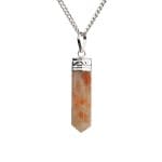 Sunstone Pencil Pendant