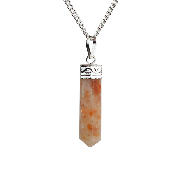 Sunstone Pencil Pendant