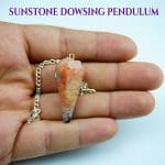 Sunstone Crystal Dowsing Pendulum