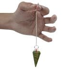 Unakite Crystal Dowsing Pendulum