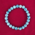 Larimar Bracelet With Ring Charm