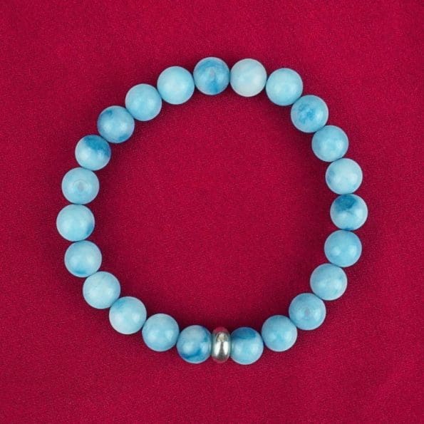 Larimar Bracelet With Ring Charm