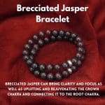 Brecciated Jasper Bracelet with Ring Charm