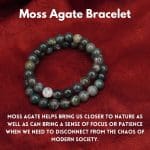 Moss Agate Bracelet 8mm