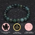 Moss Agate Bracelet 8mm