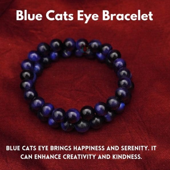 Blue Cats Eye Bracelet