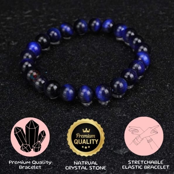 Blue Cats Eye Bracelet