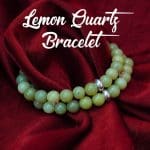 Lemon Quartz Bracelet 8mm