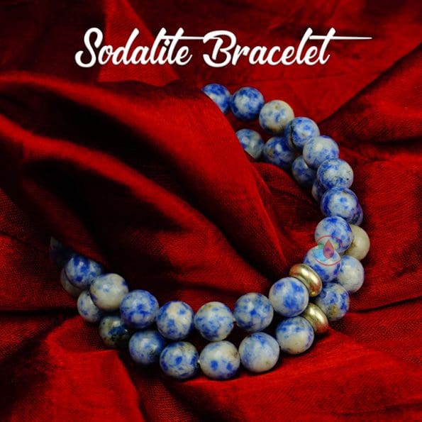 Sodalite Bracelet With Ring