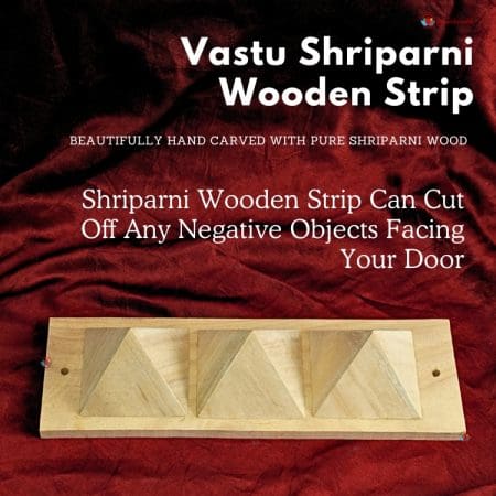 Remedywala Vastu Shriparni Wooden Pyramid Strip (10Inch)