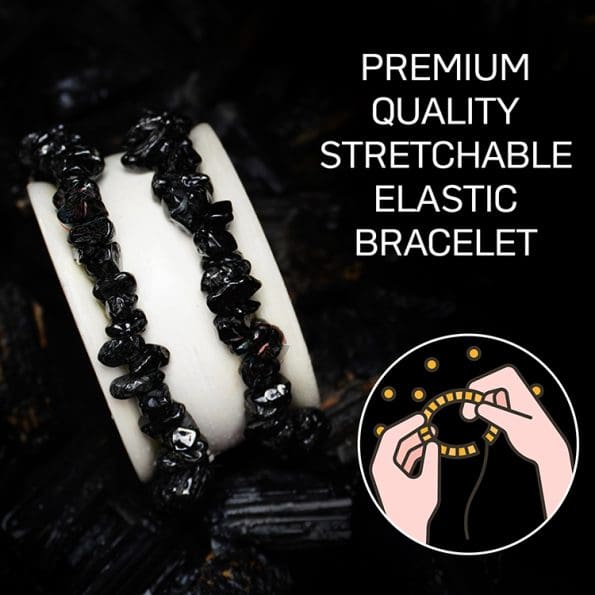 Black Agate Chips Bracelet