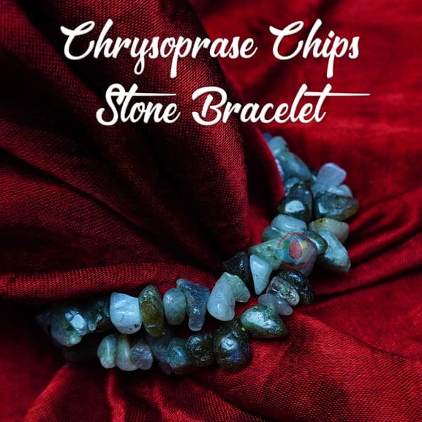 Chrysoprase Chips Bracelet