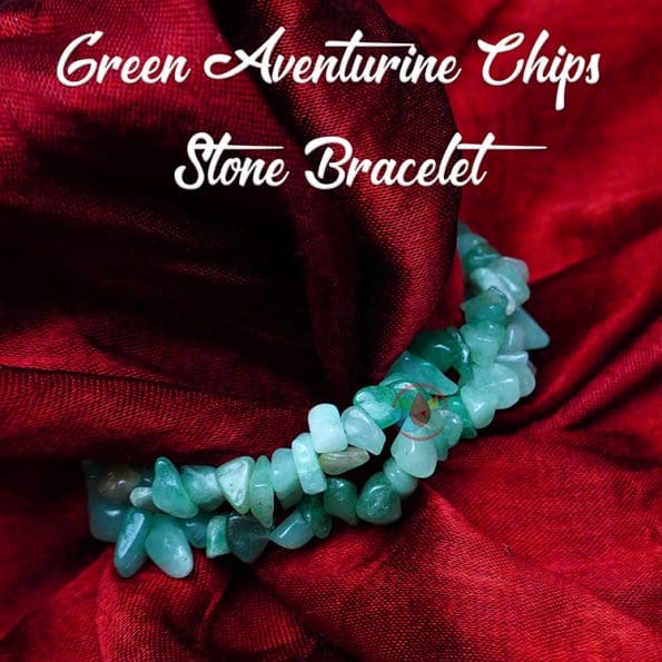 Green Aventurine Chips Bracelet