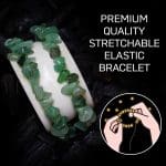 Charged Activated Energized Green Aventurine Chips Bracelet