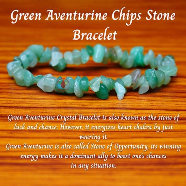 Green Aventurine Chips Bracelet