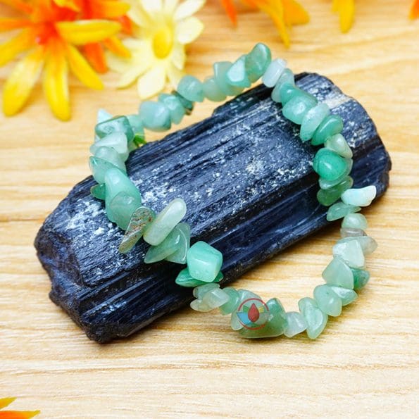 Green Aventurine Chips Bracelet