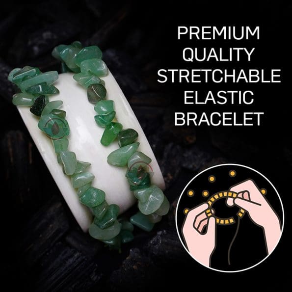 Green Aventurine Chips Bracelet