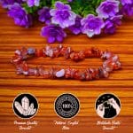 Red Aventurine Chips Bracelet (Pack of 3)