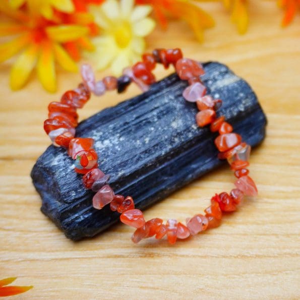 Red Aventurine Chips Bracelet