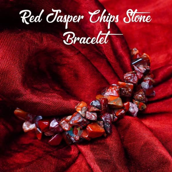 Red Jasper Chips Bracelet