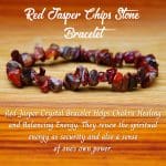 Red Jasper Chips Bracelet