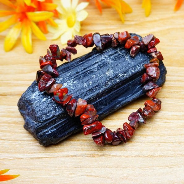 Red Jasper Chips Bracelet