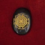 Black Agate Sri Yantra Coin