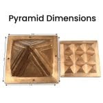 Vastu Copper Pyramid with Base Vastu Pyramid Plate