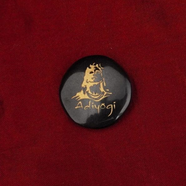 Black Agate Adiyogi Coin