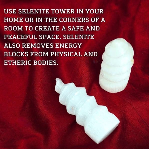 Selenite Spiral Tower