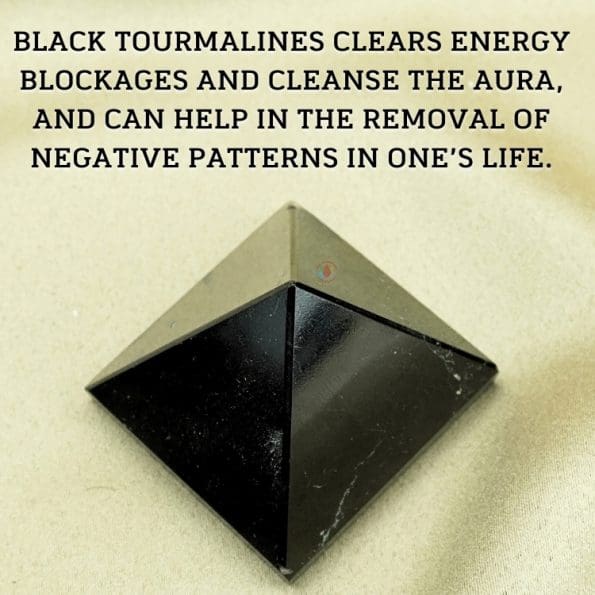 Black Tourmaline Pyramid