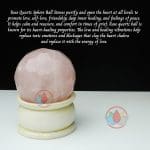 Rose Quartz Sphere Ball Diamond Cut for Reiki Healing, Meditation.