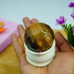 Tiger Eye Sphere Ball Diamond Cut For Reiki Healing, Meditation.