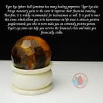 Tiger Eye Sphere Ball Diamond Cut For Reiki Healing, Meditation.