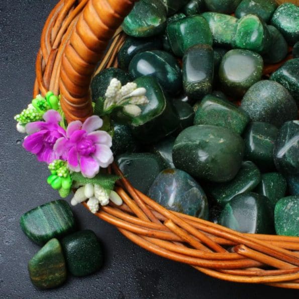 Green Jade Tumbled Stone