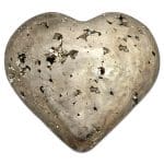 Charged Activated Energized Golden Pyrite Heart for Reiki Healing, Meditation