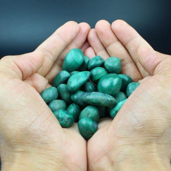 Malachite Tumbled Stones