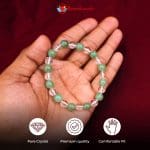 Green Aventurine Clear Quartz Combination Bracelet